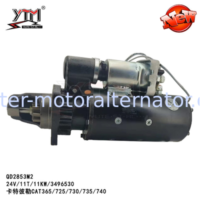 QD2853M2 Starter Motor For Caterpillar CAT365/725/730/735/740 24V 11T 11KW 3496530