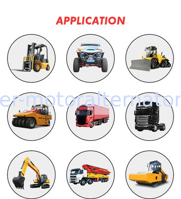 24V 4.5KW Starter Motor for PC200-6/220-6 Excavator 10T