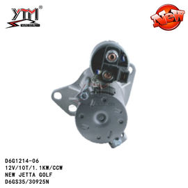 12V/10T/1.1KW/CCW VW Golf Starter Motor D6GS35/30925N D6G1214-06