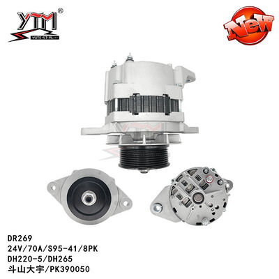 Мотор S95-41 8PK PK390050 альтернатора DR269 DH220-5 DH265 70A электрический