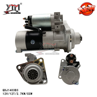 CCW QDJ1403B3 1403B3 мотора стартера двигателя 12V 12T 2.7kw