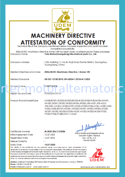 Yute Motor(Guangzhou) Mechanical parts Co., Ltd.